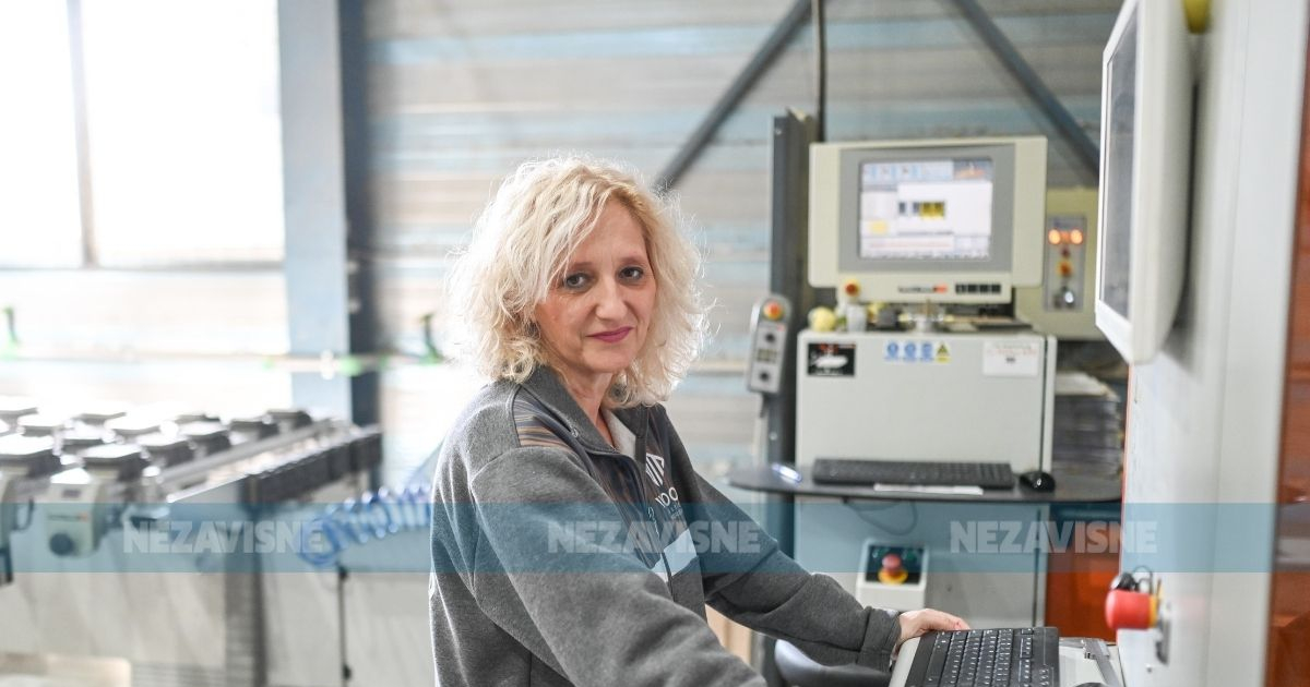 Banjalučanka Radislavka Novaković uspješna za savremenom mašinom u proizvodnji
