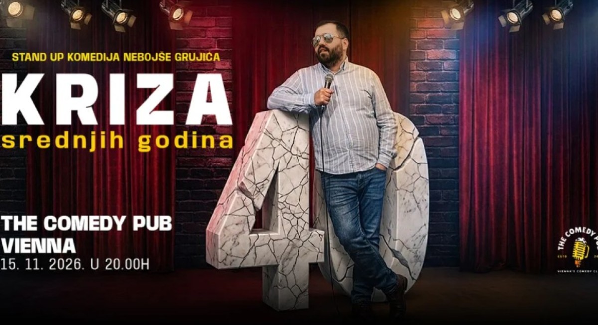 Nebojša Grujić u Banjaluci sa hit predstavom Kriza srednjih godina