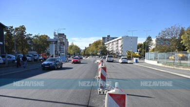 Asfaltirane sve trake na kružnom toku kod Audi servisa
