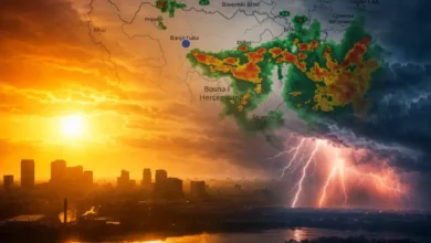 Stiže promjena vremena uz kišu, pad temperature i jak vjetar