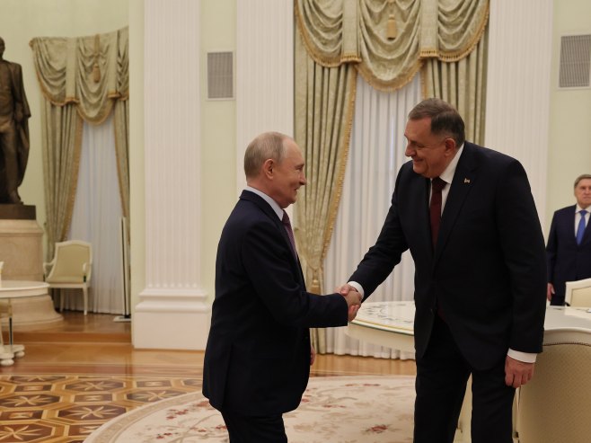 Rođendanska čestitka Putinu: Dodik zahvalio ruskom lideru na podršci Srpskoj