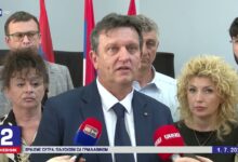 Branko Blanuša na konferenciji za novinare u Banjaluci