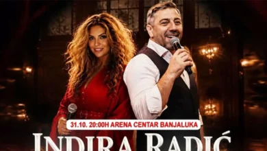 Muzički spektakl u areni Centar: Indira Radić i Jovan Perišić stižu pred banjalučku publiku