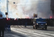Korteo navijača Željezničara krenuo ka Koševu pred derbi