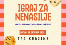 Igra protiv nasilja u petak na banjalučkom Trgu Krajine