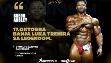 Fitnes spektakl u gradu: Breon Ansley stiže u Banjaluku