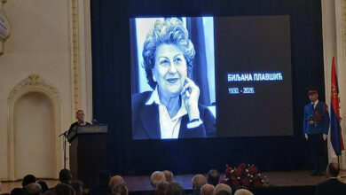 Održana komemoracija Biljani Plavšić u Banskom dvoru