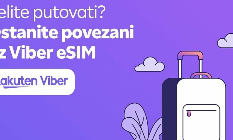Predstavljena eSIM usluga za putovanja putem aplikacije Viber