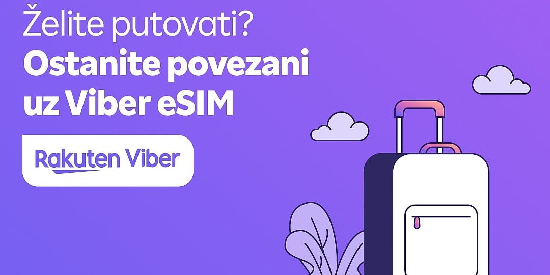 Predstavljena eSIM usluga za putovanja putem aplikacije Viber