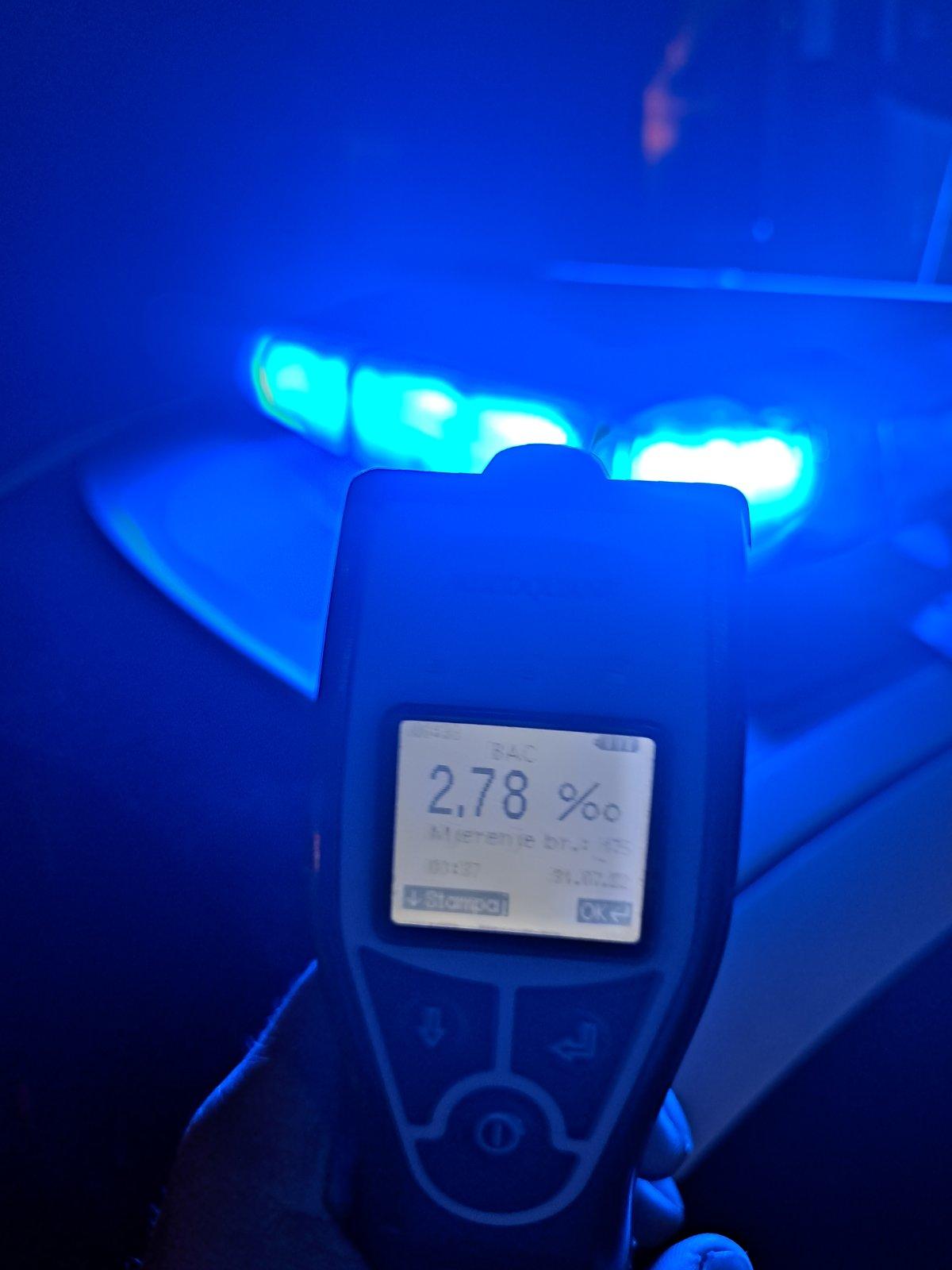 Isključena 152 vozača zbog alkohola u pojačanoj policijskoj akciji